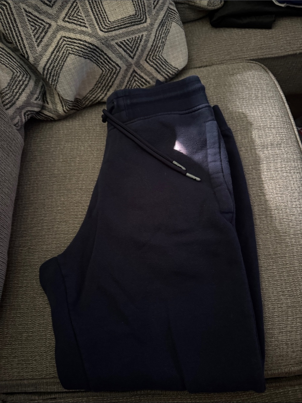 Men's Navy Jogger Pants - Brand Not Visible